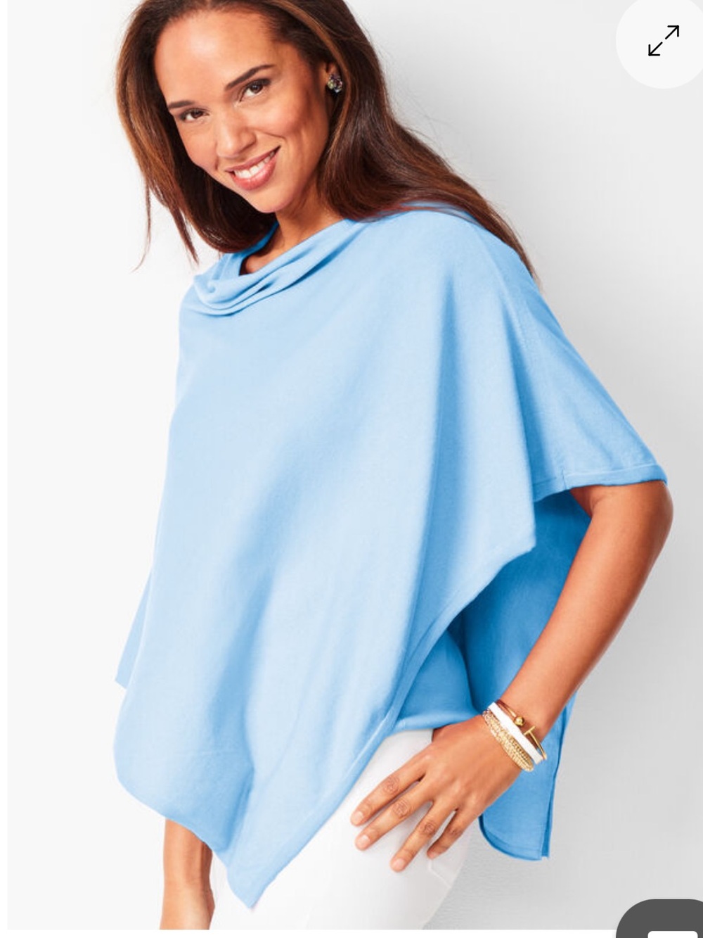 Talbots Asymmetrical Poncho
